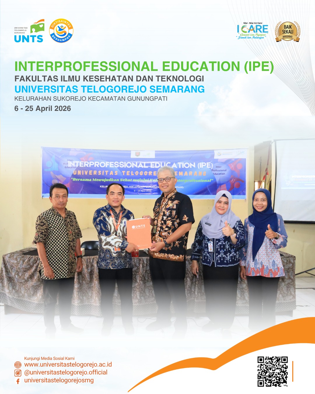 Universitas Telogorejo Semarang Gelar Interprofessional Education (IPE), Perkuat Kolaborasi Mahasiswa Kesehatan di Kelurahan Sukorejo