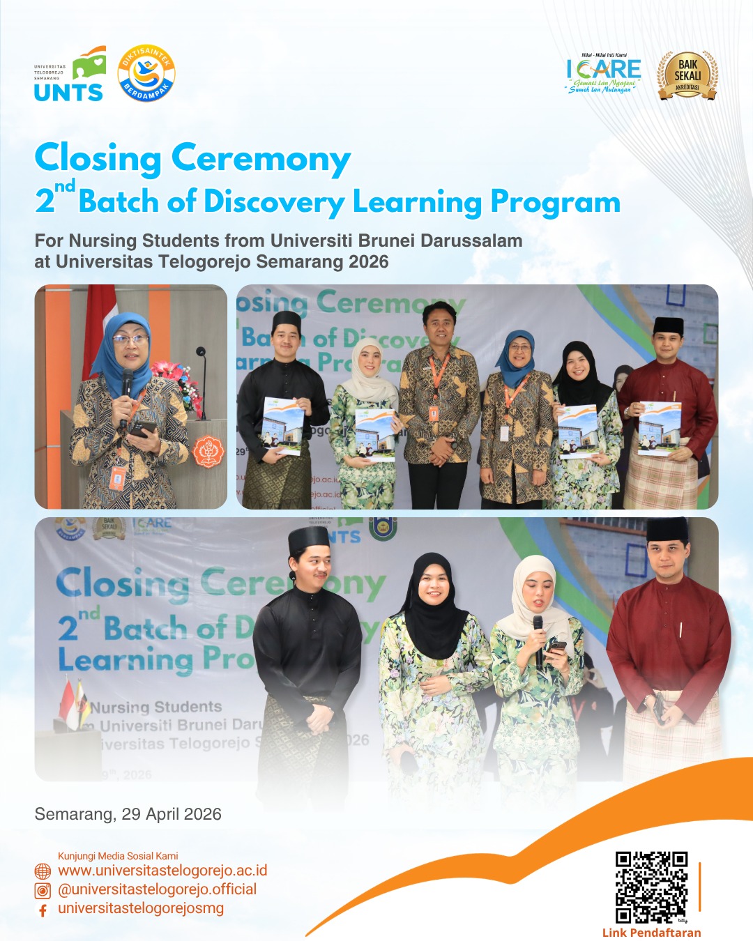 Closing Ceremony 2nd Batch Discovery Learning Program: Menutup Perjalanan Penuh Makna Mahasiswa Internasional