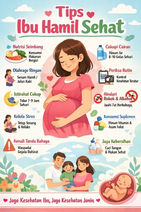 Tips Menjaga Kesehatan Ibu Hamil dan Janin Dalam Kandungan