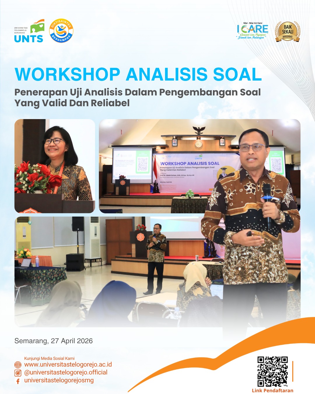 Workshop Analisis Soal Tingkatkan Kualitas Evaluasi Pembelajaran di Universitas Telogorejo Semarang