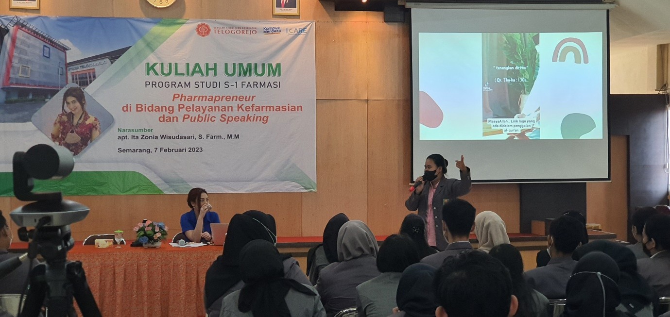 Kuliah Tamu: Apt. Ita Zonia Wisudasari Kupas Pharmapreneur, Regulasi, dan Public Speaking